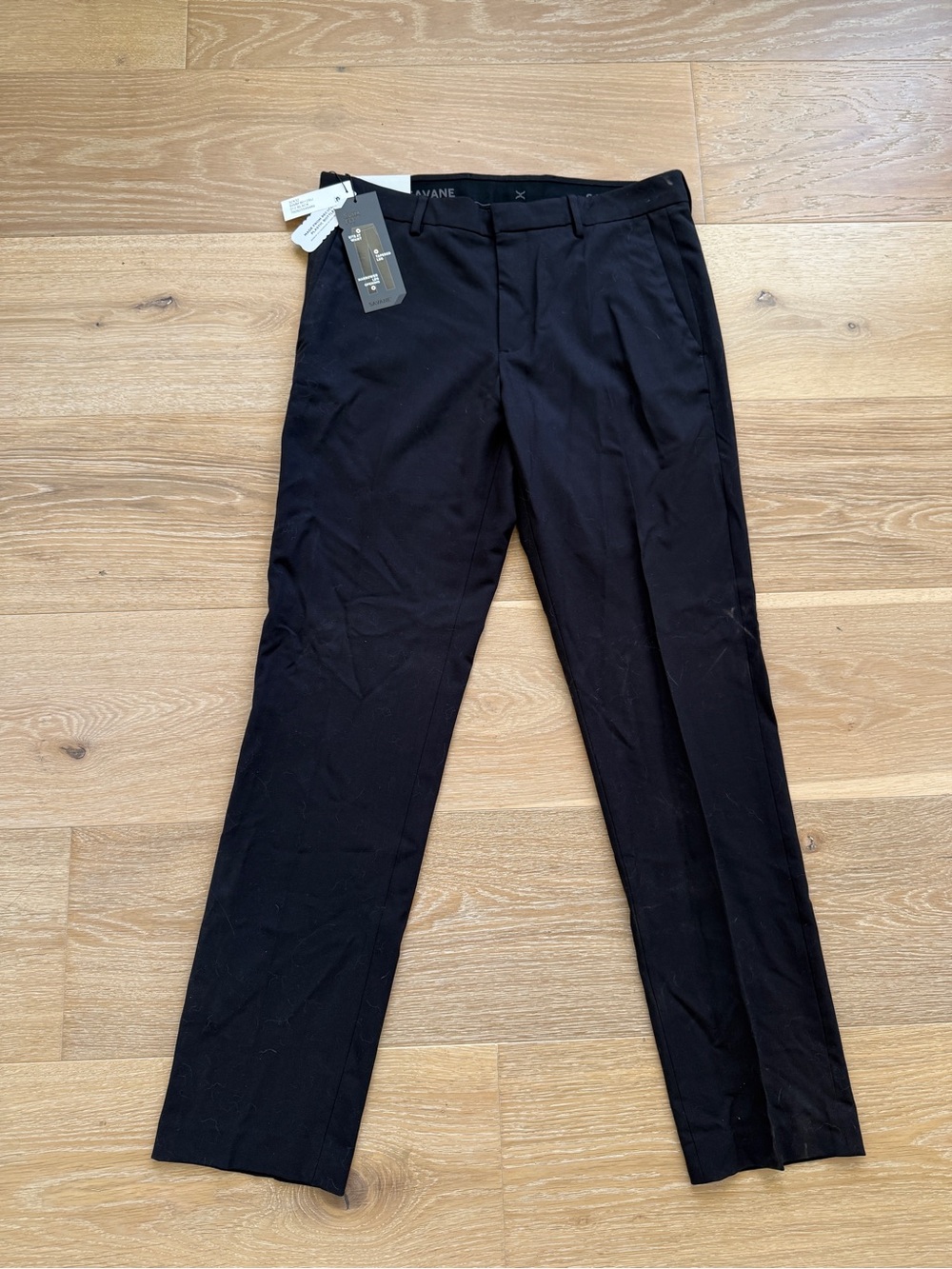 Men's Black Dress Pants - Savane 32x32